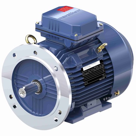 MARATHON General Purpose Low Voltage IEC Motor 3 Hp, 3 phase, 1800 RPM, 230/460 V, 100L Frame, TEFC R822